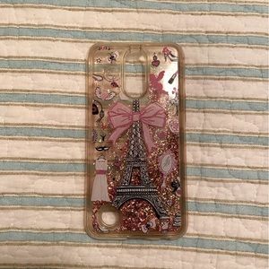 Android K20 V Paris pink/clear phone case